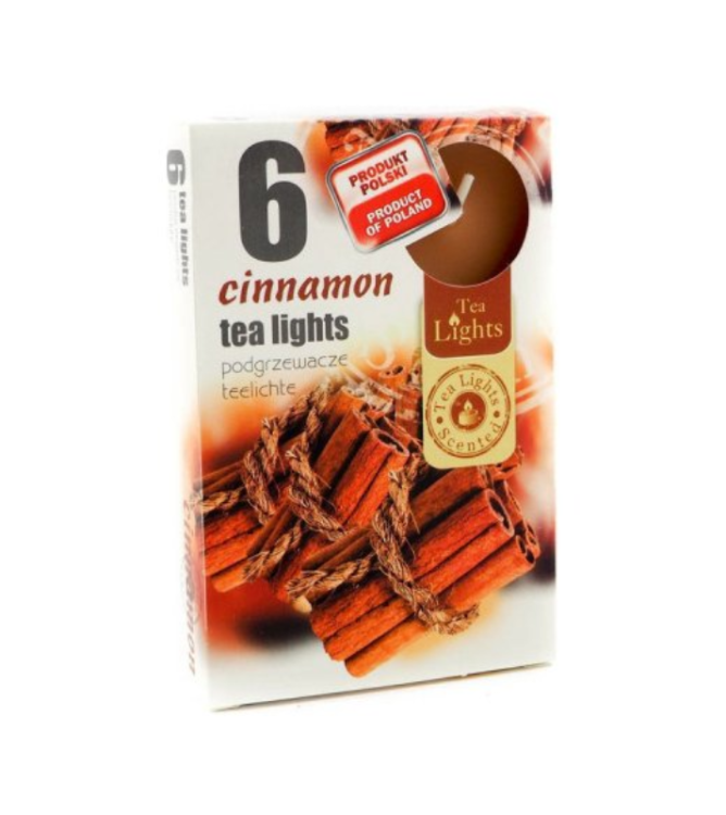 Admit Tea Lights vonné čajové svíčky 6 ks Cinnamon