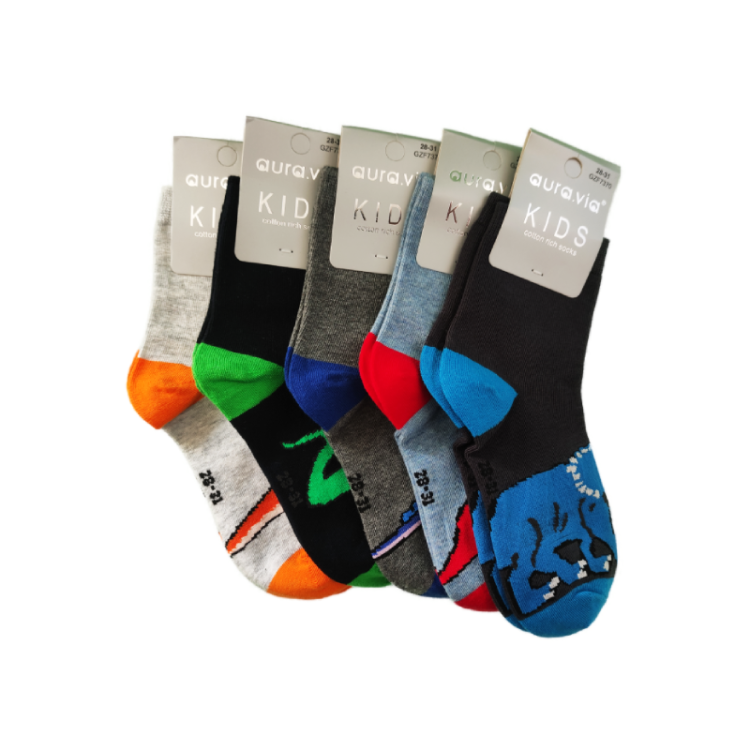 AURA.VIA chlapecké ponožky barevný mix GZF7370