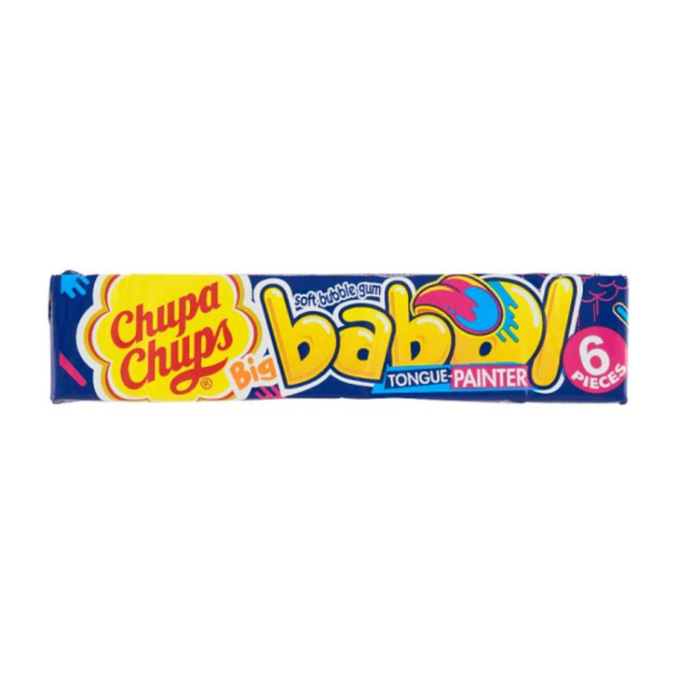 Chupa Chups Big Babol žvýkačky 27,6g Tongue Painter 6 ks
