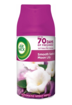 Obrázek k výrobku Air Wick náhradní náplň do automatického spreje 250 ml Smooth Satin & Moon Lily - Jemný satén a měsíční lilie