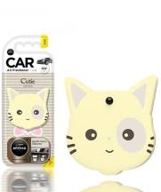 Obrázek k výrobku AROMA CAR Cutie Cat vůně do auta-Vanille - Vanilka 