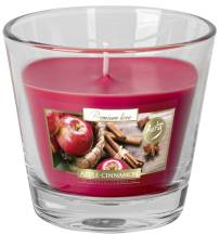 Obrázek k výrobku BISPOL aurelia Svíčka ve skle Apple-Cinnamon 140g - Jablko -skořice
