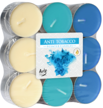 Obrázek k výrobku Bispol vonné čajové svíčky 18 ks Anti Tobacco - Anti tabák p15-18-69
