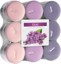 Obrázek k výrobku Bispol vonné čajové svíčky 18 ks Lilac - Šeřík p15-18-38