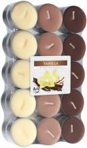 Obrázek k výrobku Bispol vonné čajové svíčky 30 ks 11g Vanilla - vanilka