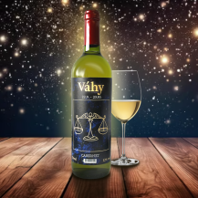 Obrázek k výrobku Cabernet bílé víno Znamení zvěrokruhu -VÁHY 750 ml,12% vol. - Váhy
