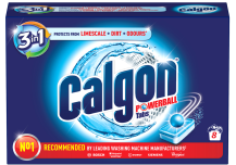 Obrázek k výrobku CALGON 3v1 Tablety na čištění pračky 8 tablet