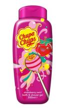 Obrázek k výrobku CHUPA CHUPS Sprchový gel a pěna do koupele 2v1 Strawberry swirl 300 ml