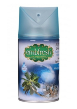 Obrázek k výrobku Embfresh náplň do automatického spreje 250 ml Soakedwood, Warm Sea & Waves - Nasáklé dřevo, teplo moře a vlny