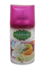 Obrázek k výrobku Embfresh náplň do automatického spreje 250 ml White Flower, Melon & Vanilla - Bílé květy, meloun a vanilka