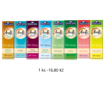 Obrázek k výrobku General Fresh Arola Mini spray náplň sada mix 24 ks  - Cirtus, Flewer, Forest , Lily , Ice dream ,Lotos , Sea,Green Tea