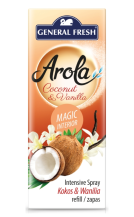 Obrázek k výrobku General Fresh Arola náplň do osvěžovače vzduchu Magická šiška 40 ml Coconut & Vanilla