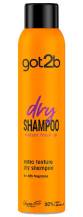 Obrázek k výrobku GOT2B dry shampoo instant fresh up-suchý šampon  exrta texture Dry Shampoo,200 ml - exrta texture Dry