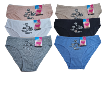 Obrázek k výrobku Medoosi Dámské kalhotky 6615 Kočičky ,6 barev  - 8x-M,8x-L,8x-XL