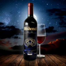 Obrázek k výrobku Merlot červené víno Znamení zvěrokruhu -BLíženci  750 ml,12% vol. - Blíženci 