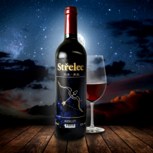 Obrázek k výrobku Merlot červené víno Znamení zvěrokruhu -Střelec 750 ml,12% vol. - Střelec 