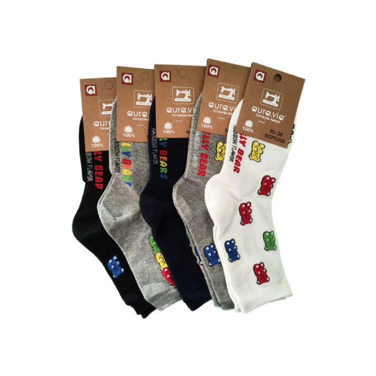 AURA.VIA dámské ponožky barevný mix NZP6368