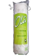 Obrázek k výrobku  Ola kosmetické vatové odličovací tamponky 80 ks