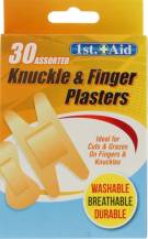 Obrázek k výrobku 1st Aid - Assorted Knuckle & Finger Plasters 30 ks - dvě velikosti 