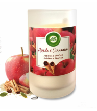 Obrázek k výrobku Air Wick Candle vonná svíčka ve skle 310g Apple & Cinnamon - Jablko a skořice