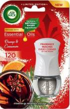 Obrázek k výrobku AIR WICK Elektrický osvěžovač vzduchu + náplň Orange & Cinnamon 19 ml - Pomeranč a skořice 