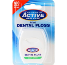 Obrázek k výrobku Beauty Formulas Active Oral Care Dental Floss 100 m - Mátově ochucená zubní nit 
