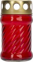 Obrázek k výrobku Bispol  Memoria hřbitovní svíčka ve skle 7 hodin hoření - červená