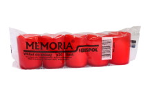 Obrázek k výrobku Bispol Memoria náhradní náplň do hřbitovní svíčky 5 ks Červené - Gravelight Refill Red p30c