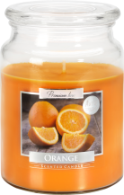Obrázek k výrobku Bispol vonná svíčka ve skle 500g Orange - Pomeranč snd99-63