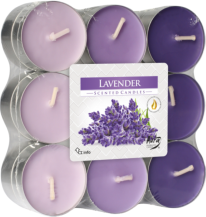 Obrázek k výrobku Bispol vonné čajové svíčky 18 ks Lavender - Levandule p15-18-79