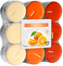 Obrázek k výrobku Bispol vonné čajové svíčky 18 ks Orange - Pomeranč p15-18-63