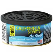 Obrázek k výrobku CALIFORNIA SCENTS Vůně do auta v plechovce -  Fresh Linen 42 g - čisté prádlo 