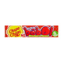 Obrázek k výrobku Chupa Chups Big Babol žvýkačky 27,6g Strawberry Flavour 6 ks