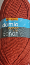 Obrázek k výrobku Damla Canan příze 100% akryl ,100g ,3,5 m - měděná hnědá CE065