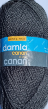 Obrázek k výrobku Damla Canan příze 100% akryl ,100g, 3,5 m  - tmavě šedá CE080