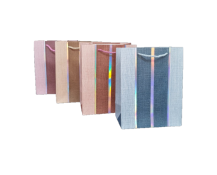 Obrázek k výrobku Dárková taška 17x23,5x8 barevná pytlovina 4 druhy barev 
