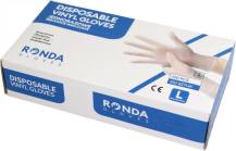 Obrázek k výrobku Disposable Vinyl Gloves jednorázové rukavice bez pudru velikost L ,100 kusů