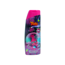 Obrázek k výrobku DreamWorks Trolls dětská pěna do koupele a sprchový gel 400 ml Malina - Bath and Shower Gel Raspberry Fragrance