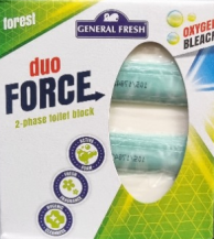 Obrázek k výrobku General Fresh Duo Force WC blok náplň 2 fáze 3x40g - Forest