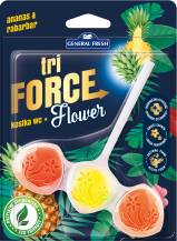 Obrázek k výrobku General Fresh Tri Force Flover závěsný WC blok 45g - Ananas a Rebarbora