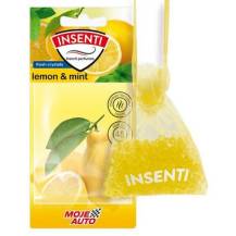 Obrázek k výrobku INSENTI Vůně do auta v pytlíčku Lemon & mint 20 g - Citron a máta