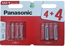 Obrázek k výrobku Panasonic zinnko-uhlíkové baterie AAA 1,5V   4+4 - Zinc Carbon