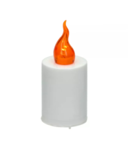 Obrázek k výrobku Subito hřbitovní svíčka LED Oranžová - LED Candle