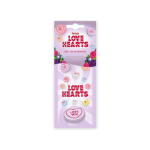 Obrázek k výrobku Swizzels Love Hearts závěsná papírová vůně do auta Summer Berries