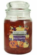 Obrázek k výrobku YANKEE CANDLE home inspiration Velká svíčka ve skle Hello Pumpkin 538 g - dýňový koláč se skořicí a hnědým cukrem