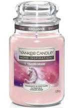 Obrázek k výrobku YANKEE CANDLE home inspiration Velká svíčka ve skle Unicorn Dreams 538 g - příjemná nasládlá